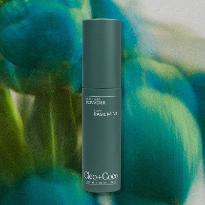 cleo+coco. Body and Hair Antiperspirants and Deodorant Powder Basil Mint 0.88oz - New - Image 8
