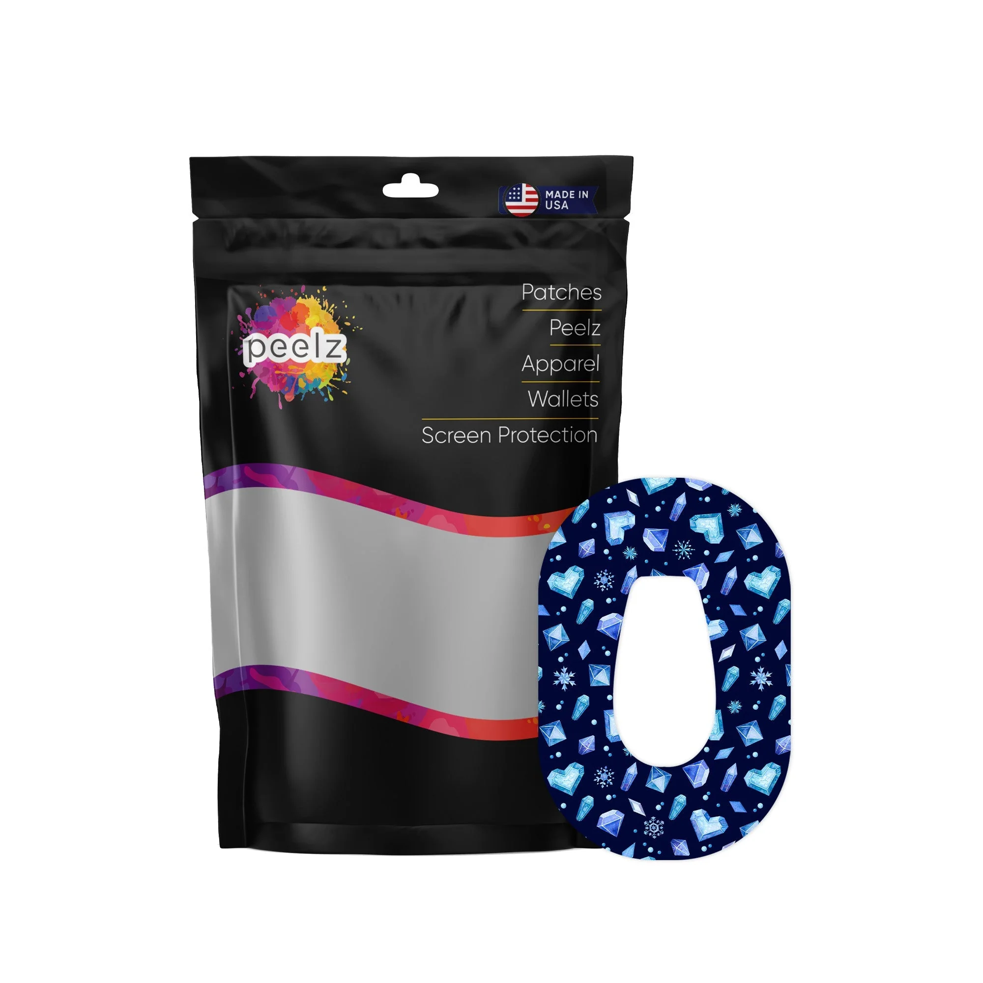Cold Heart Dexcom G6 Patch Tape - Pump Peelz