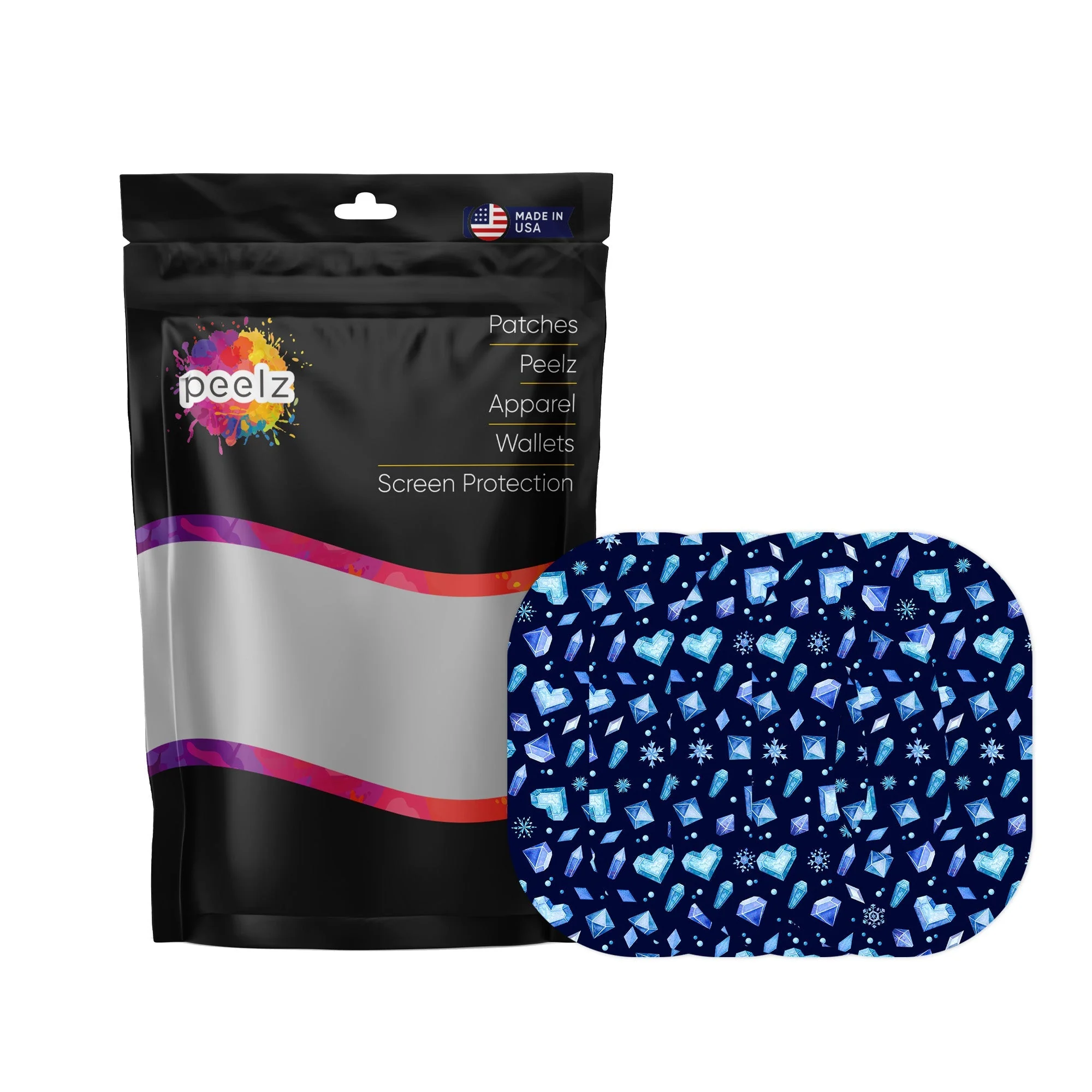 Cold Heart Dexcom G6 Patch Tape - Pump Peelz - Image 2