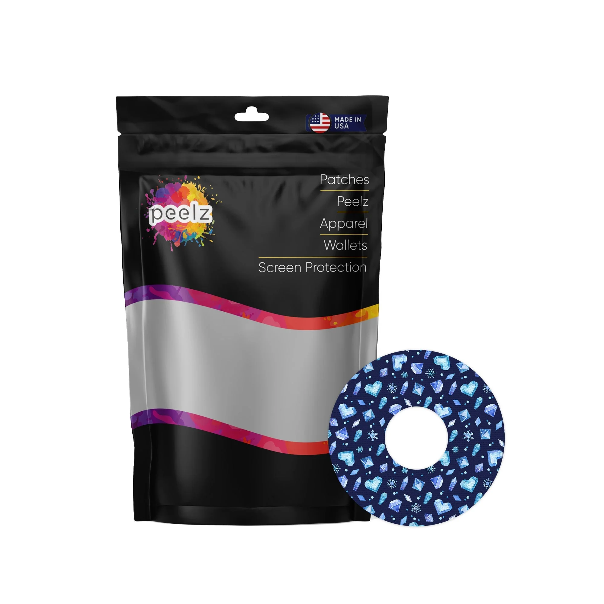 Cold Heart Patch Tape Designed for the FreeStyle Libre 3 Plus & Lingo