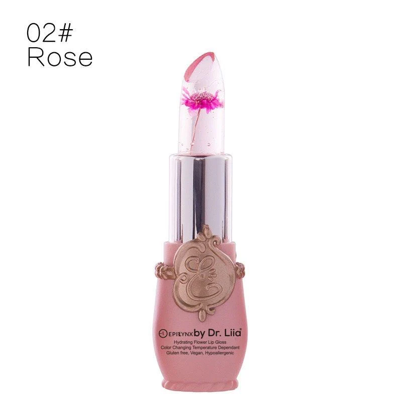 Color-Changing Flower Lip Gloss – Vegan, Gluten-Free, Hydrating Lip Balm - Image 10