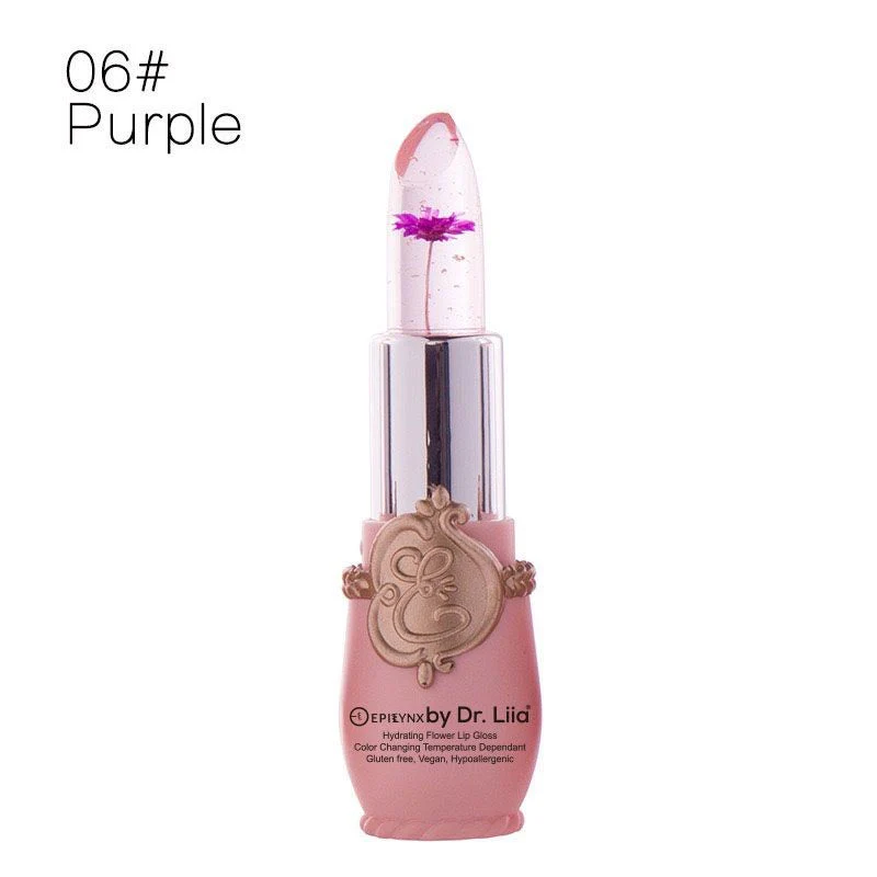 Color-Changing Flower Lip Gloss – Vegan, Gluten-Free, Hydrating Lip Balm - Image 14