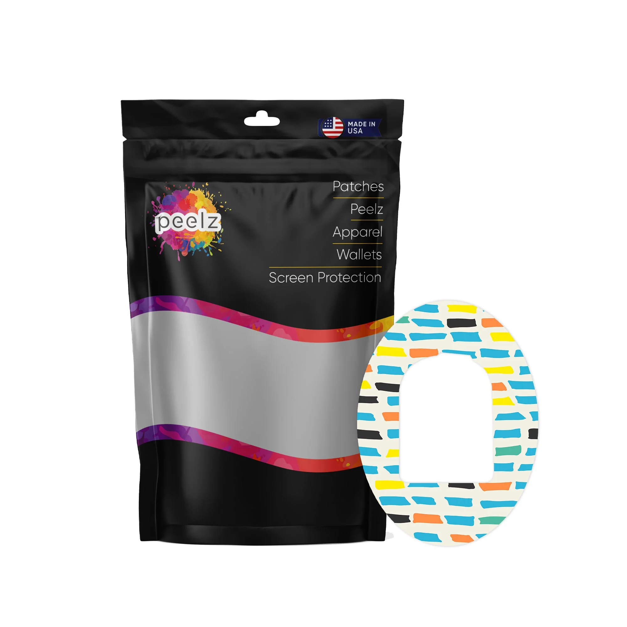Colorful Sticks Pod Patch Tape - Pump Peelz - Image 3