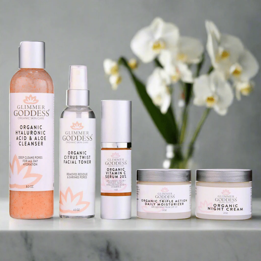 Complete Organic Anti-Wrinkle 5-Step Kit with Vitamin C & SPF 30 - Image 2