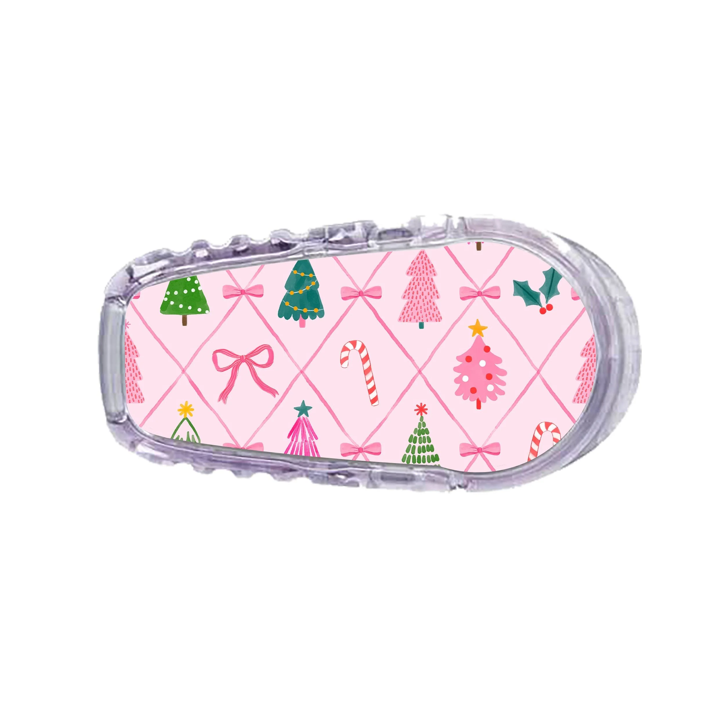 Coquette Christmas Dexcom G6 Transmitter Sticker - Pump Peelz