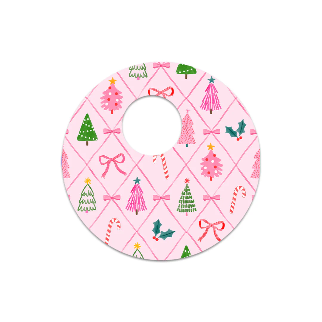 Coquette Christmas FreeStyle Libre 3 Plus & Lingo  Sensor Sticker - Pump Peelz - Image 2