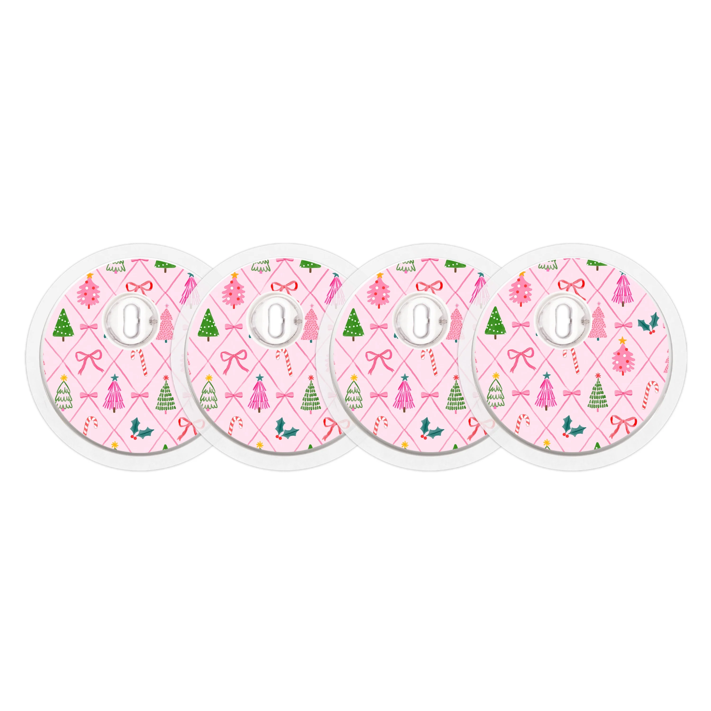 Coquette Christmas FreeStyle Libre 3 Plus & Lingo  Sensor Sticker - Pump Peelz - Image 3