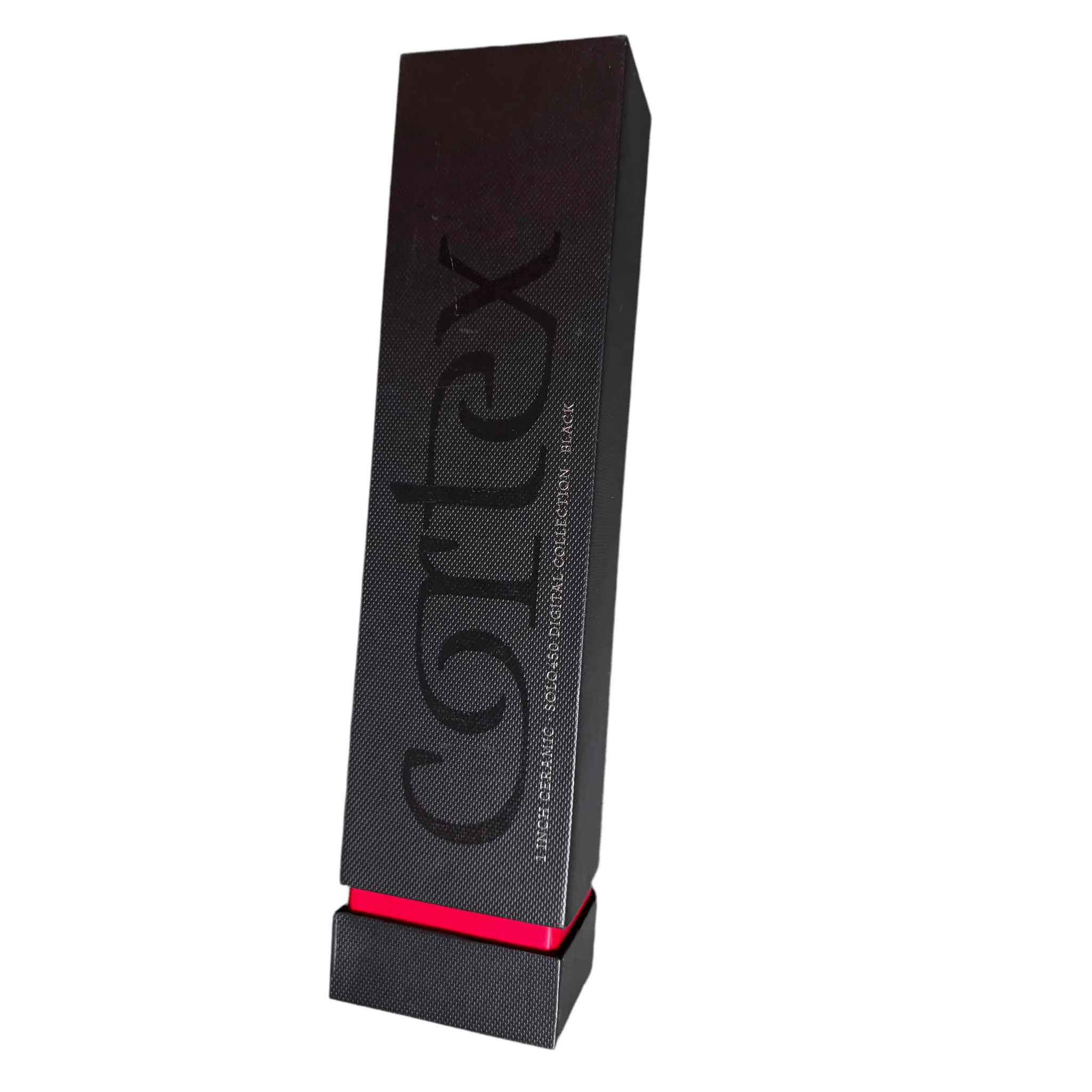 Cortex Solo Digital Analog Ceramic Flat Iron, Black, 1 Inch, 24 Ounce - Image 6