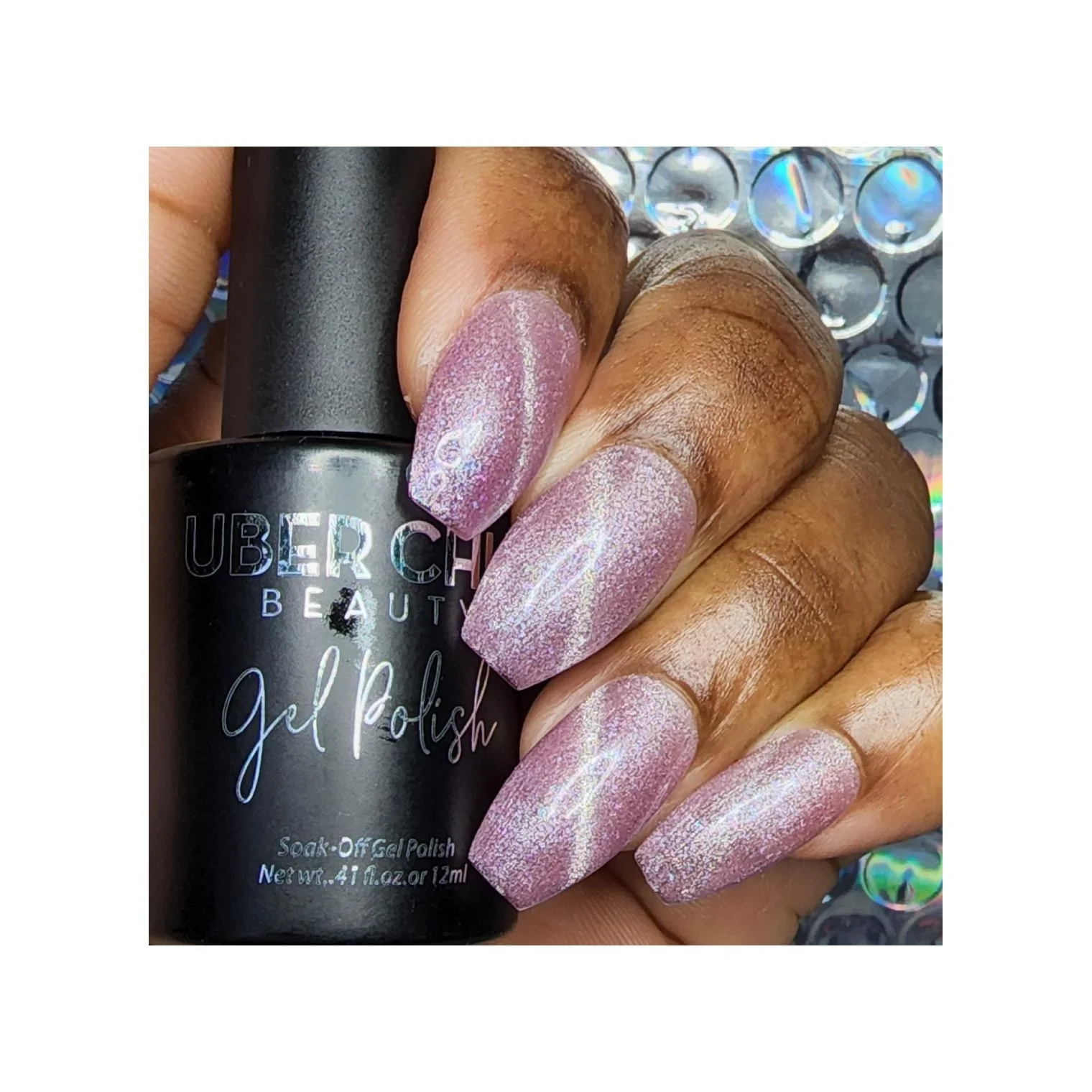 Cotton Candy Daydream - Cats Eye Iridescent Gel Polish - Image 7