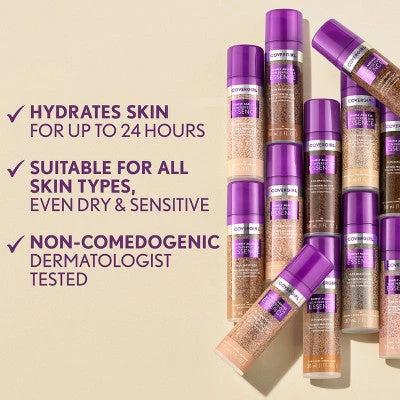 COVERGIRL Simply Ageless Skin Perfector Essence Foundation 75 Rich Deep 1 fl oz - New - Image 4