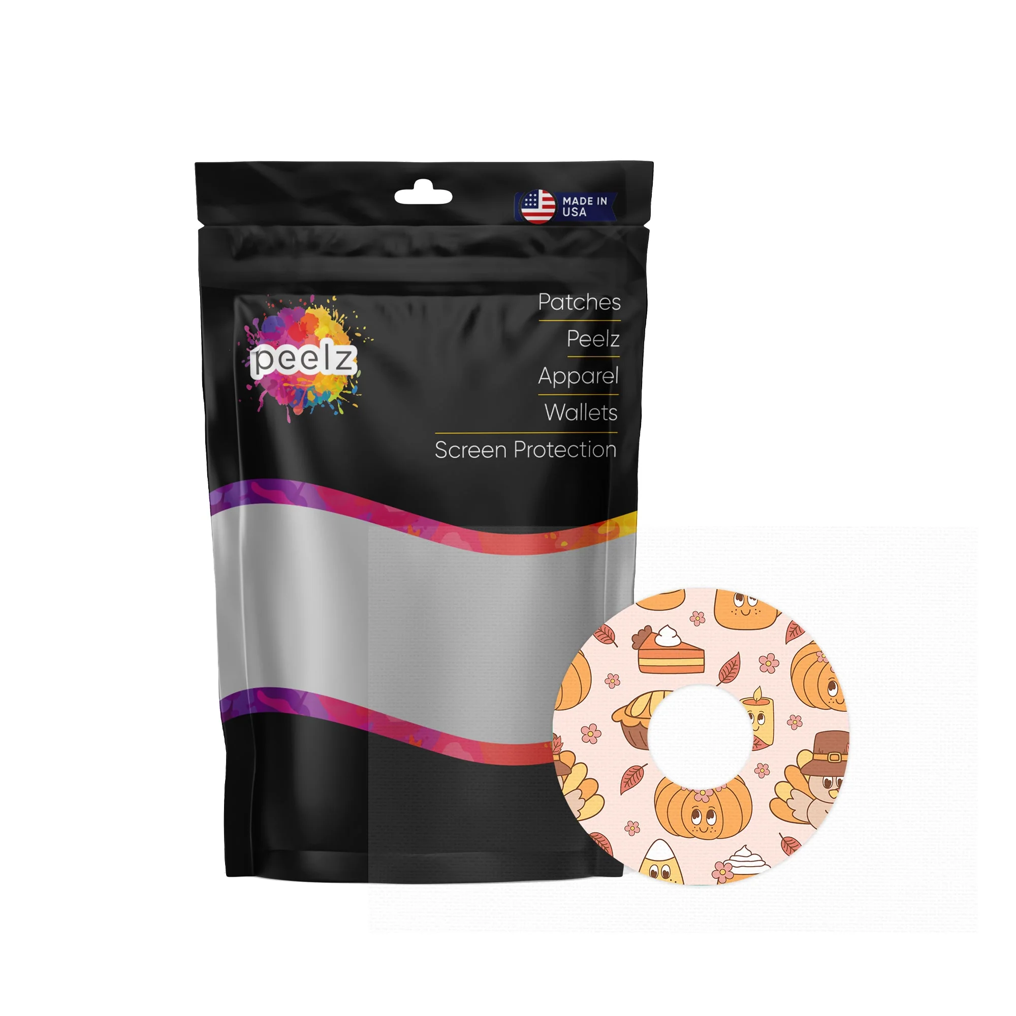 Cozy Harvest FreeStyle Libre 3 Plus & Lingo  Patch Tape - Pump Peelz - Image 2