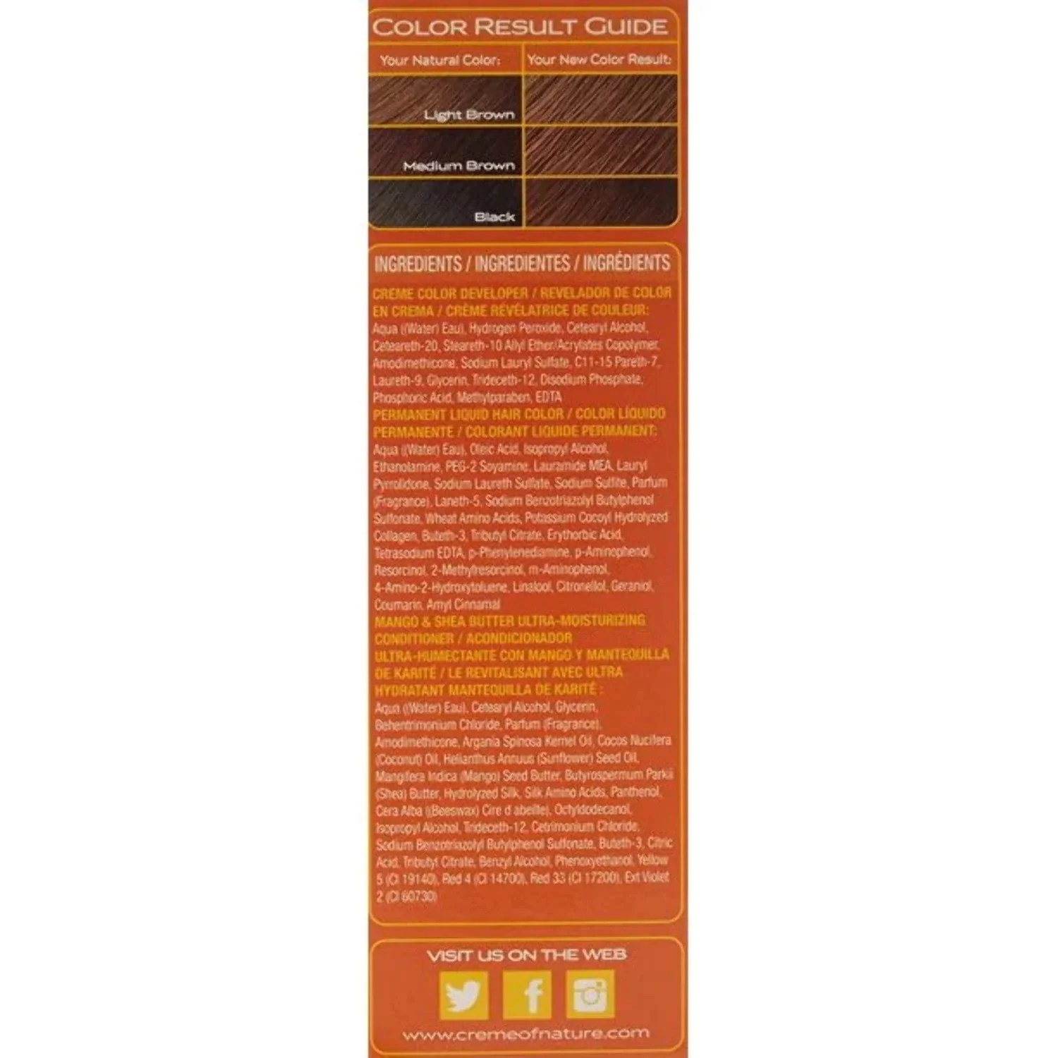Crème of Nature Moisture- Rich Hair Color C20 Lt Golden Brown - Image 2