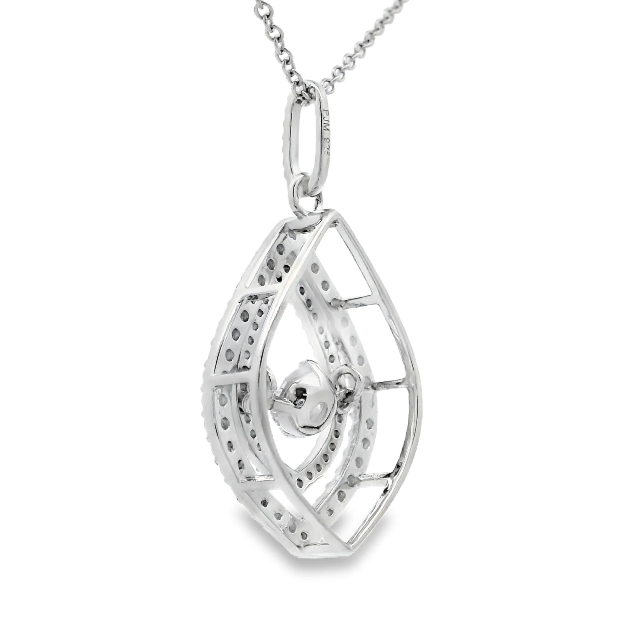 Cubic Zirconia Fashion Pendants Sterling Silver - Image 2