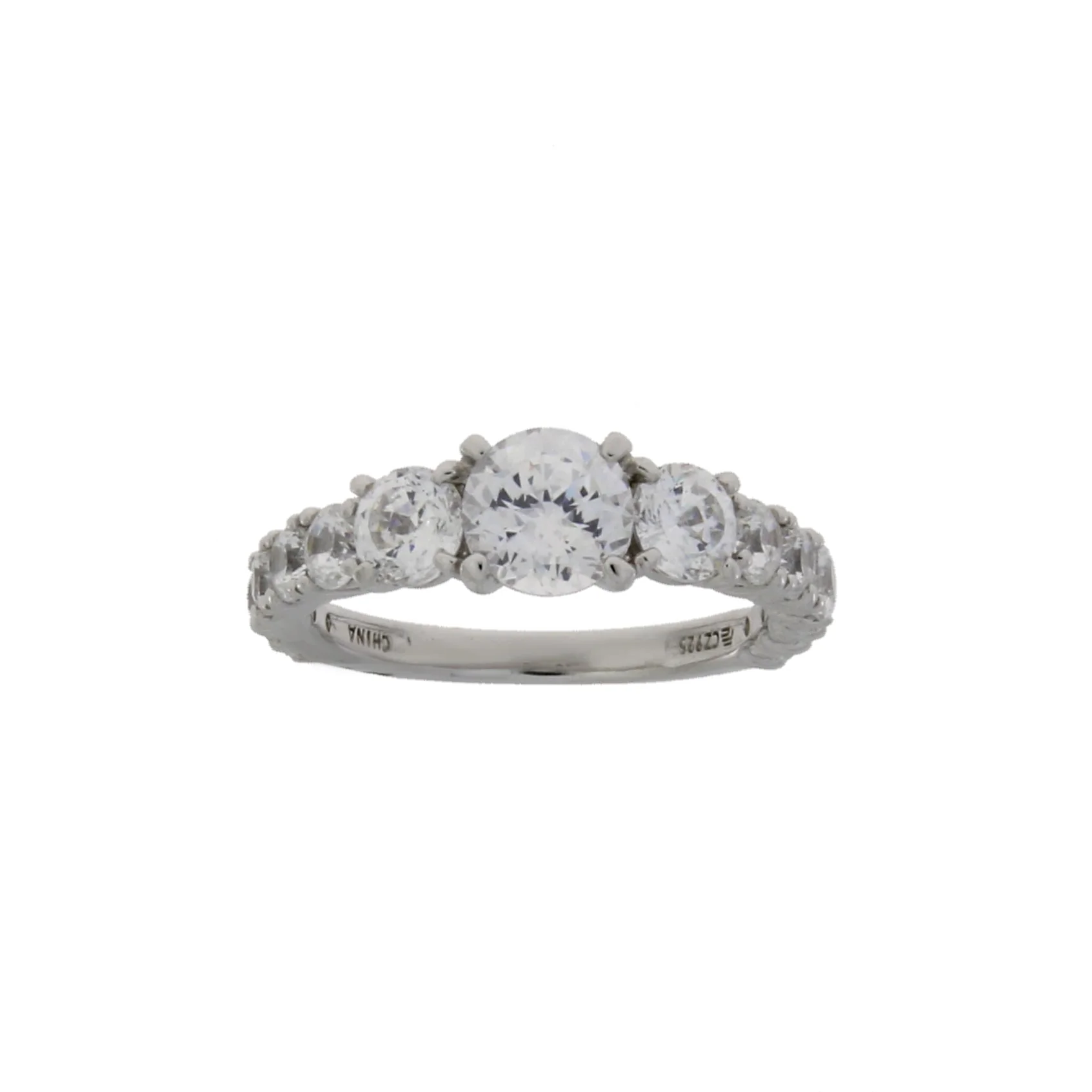 Cubic Zirconium CZ SS Bridal Sterling Silver