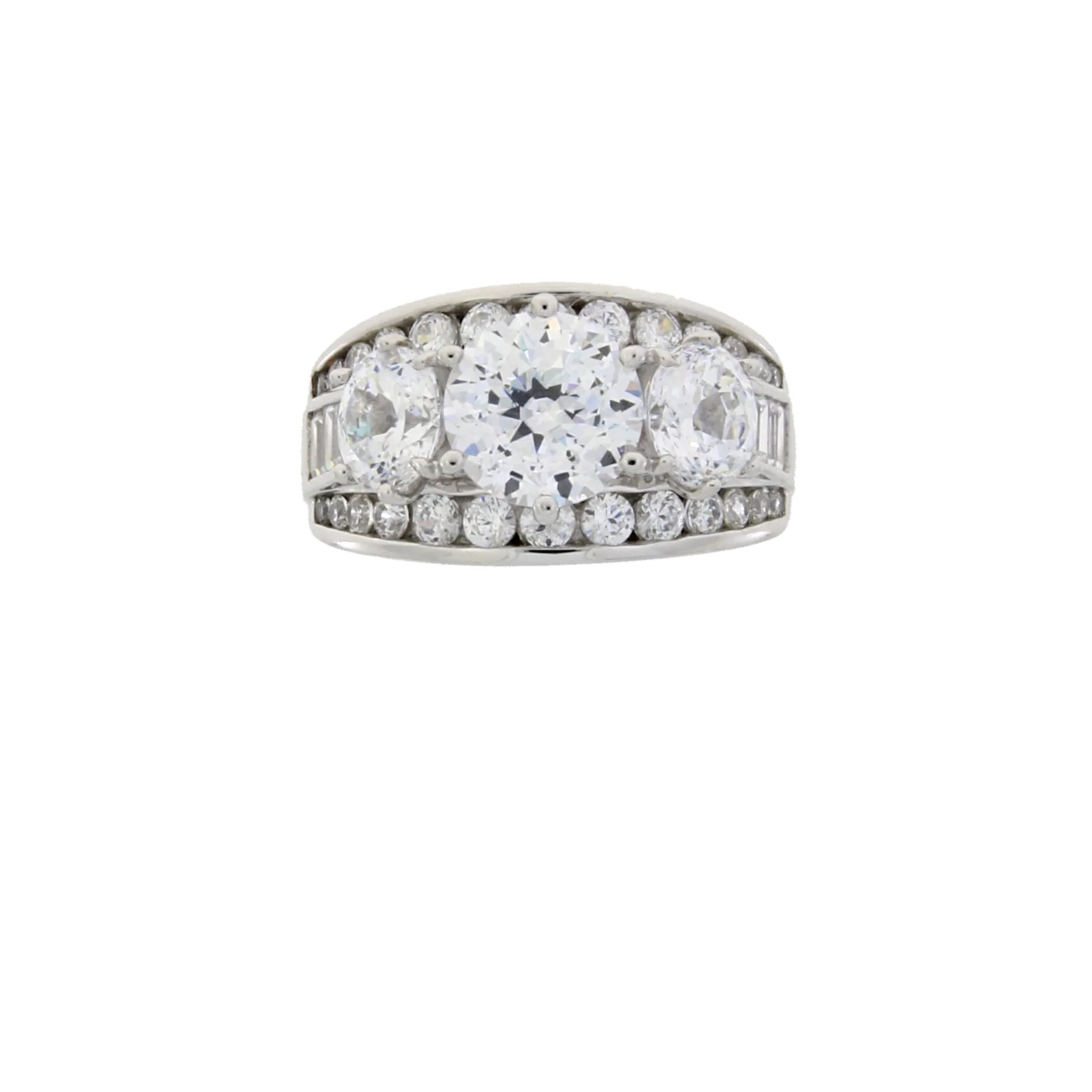 Cubic Zirconium CZ SS Bridal Sterling Silver