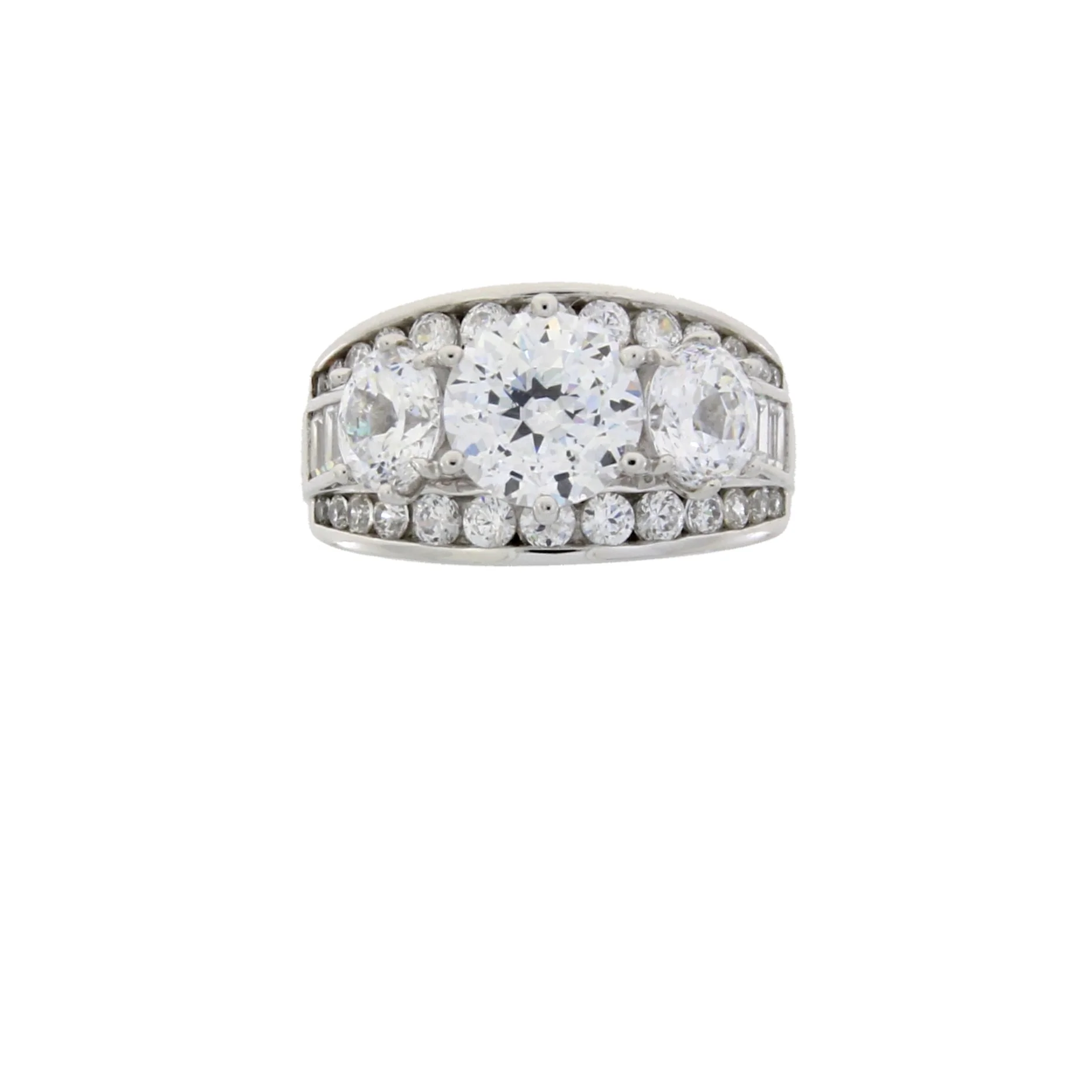 Cubic Zirconium CZ SS Bridal Sterling Silver - Image 4