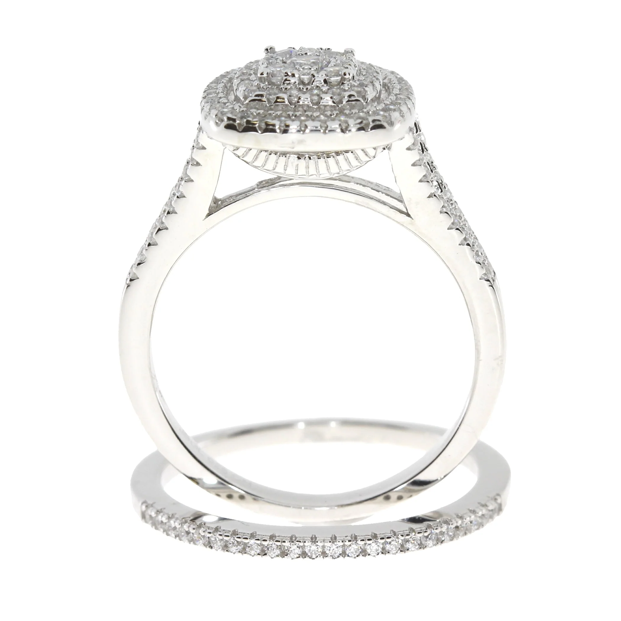 Cubic Zirconium CZ SS Bridal Sterling Silver - Image 5