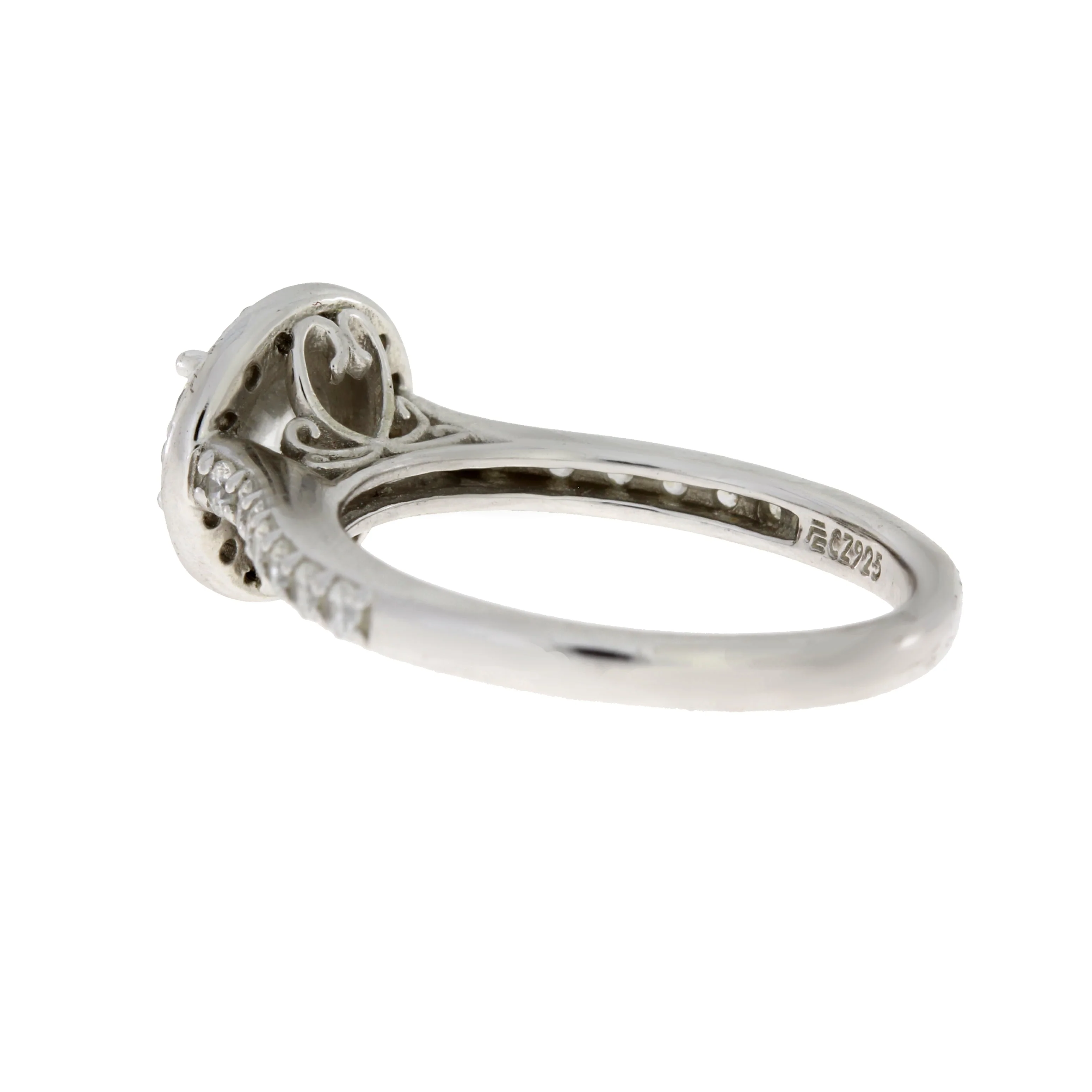Cubic Zirconium Ring Sterling Silver - Image 2