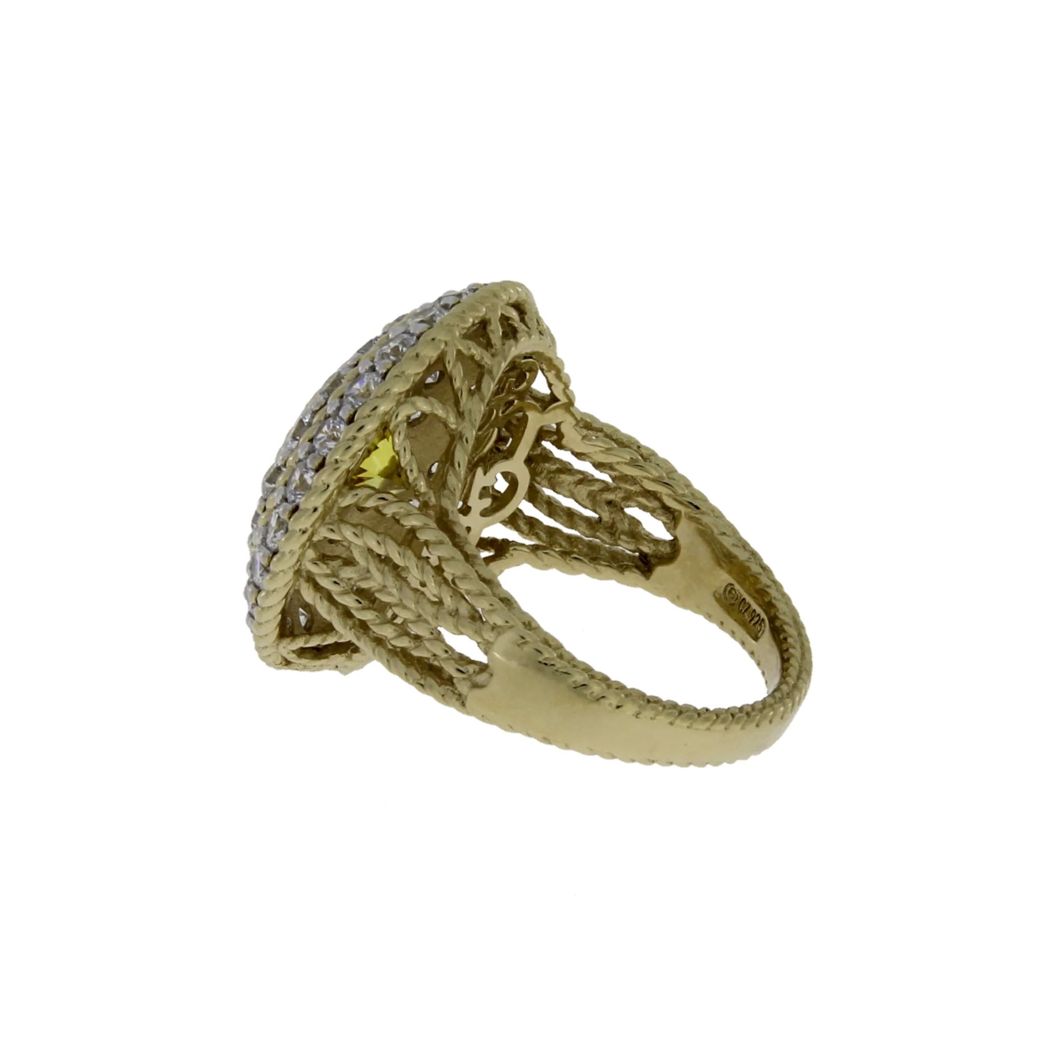 Cubic Zirconium Ring Sterling Silver - Image 2