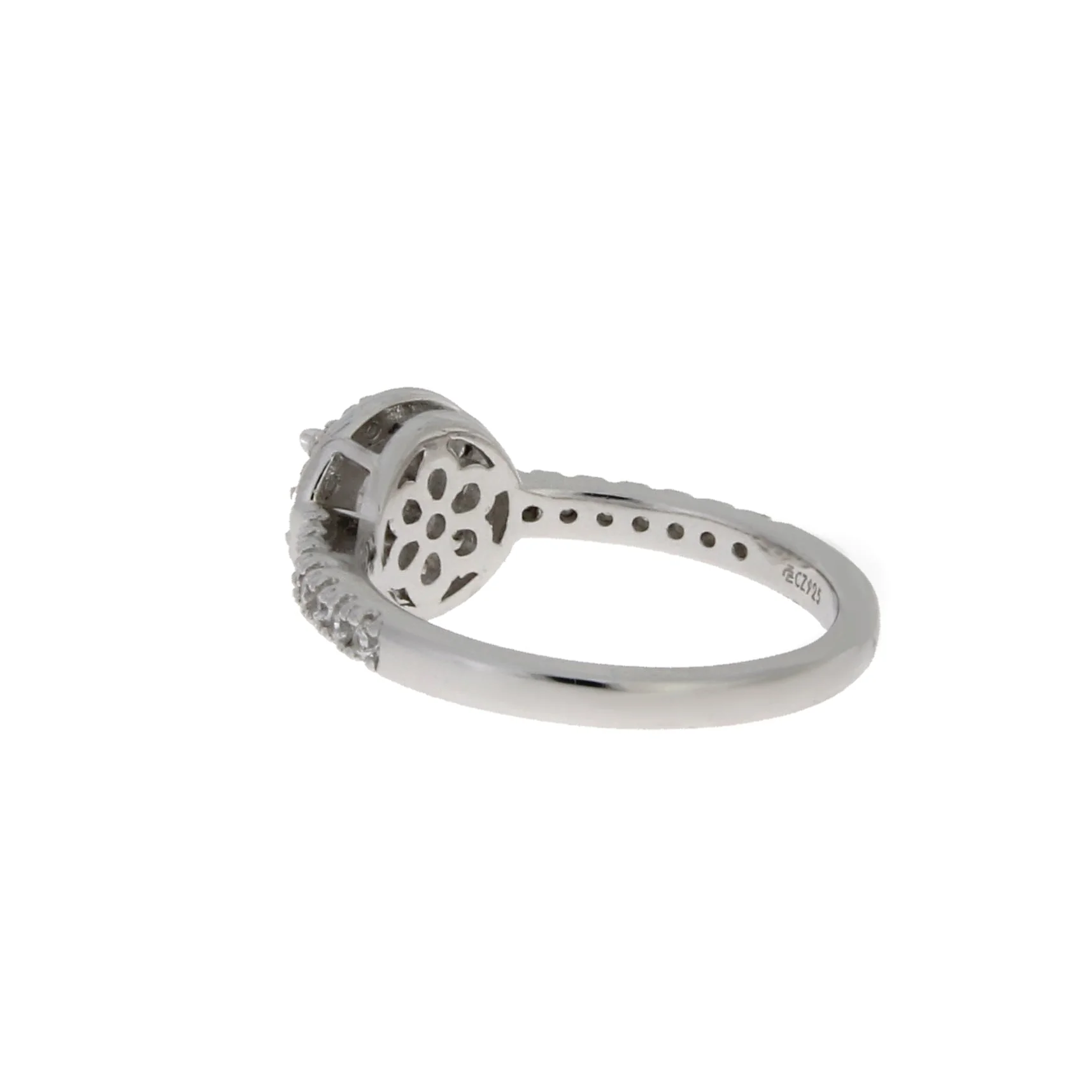 Cubic Zirconium Ring Sterling Silver - Image 5