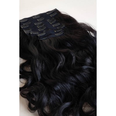 Curlkalon Soft Curl 10 inch Clip-In Natural Black Hair Extensions 9ct - New - Image 6