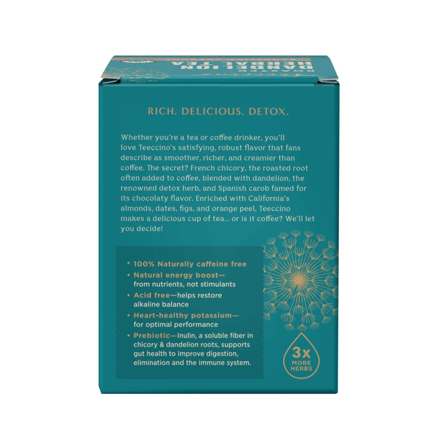 Dandelion Coconut Roasted Herbal Tea - Image 7