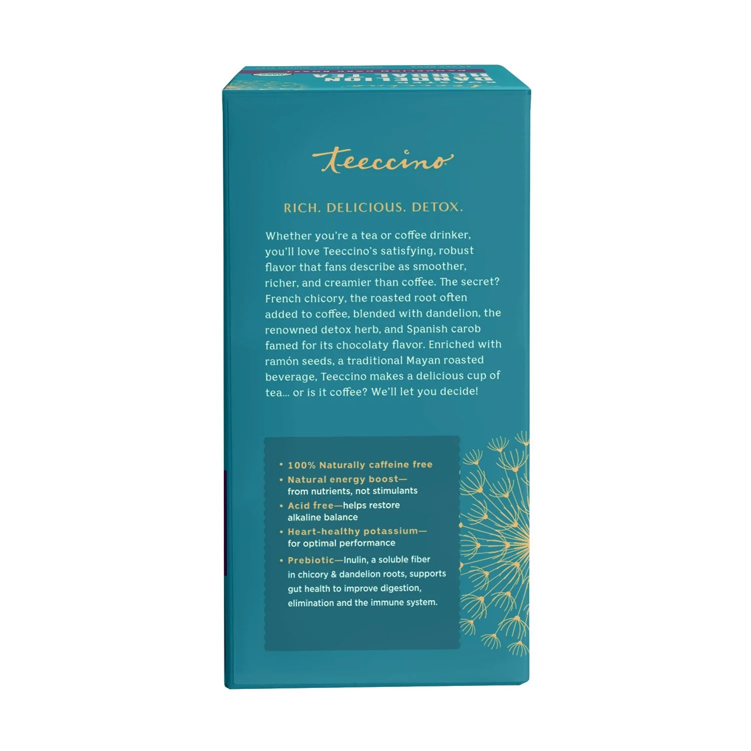 Dandelion Dark Roast Roasted Herbal Tea - Image 13