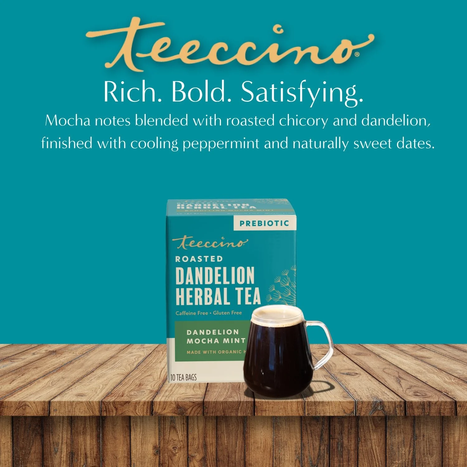 Dandelion Mocha Mint Roasted Herbal Tea - Image 17