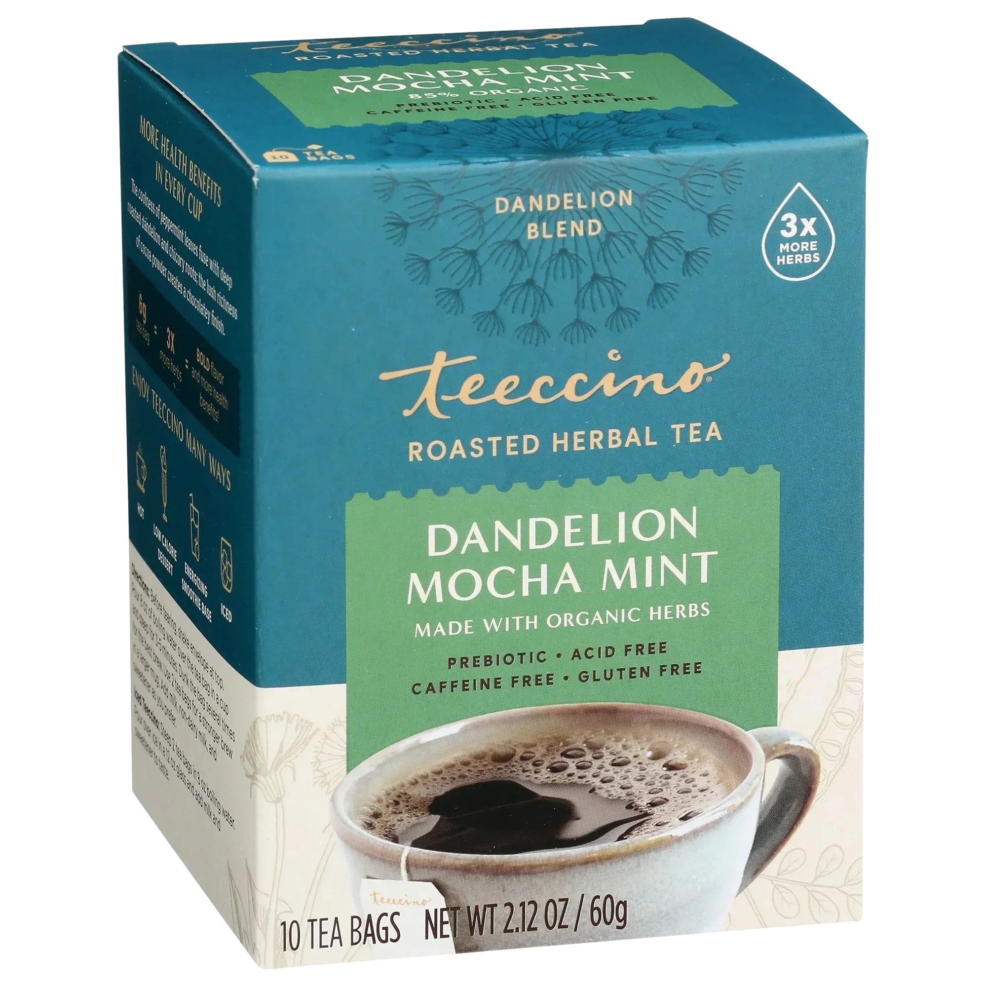 Dandelion Mocha Mint Roasted Herbal Tea - Image 6