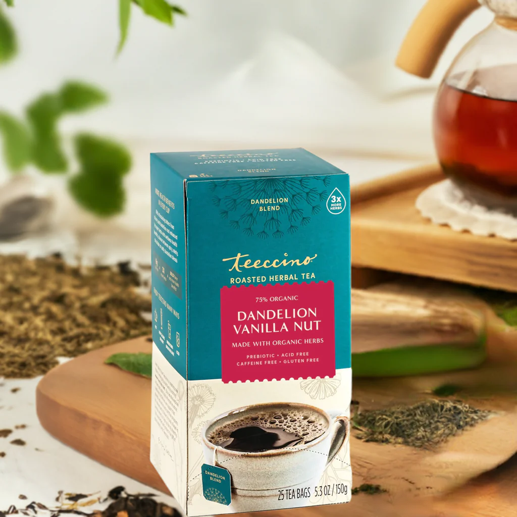 Dandelion Vanilla Nut Roasted Herbal Tea - Image 2