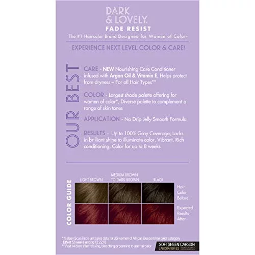 Dark and Lovely Fade Resist Hair Color #326 Berry Burgundy - Image 2