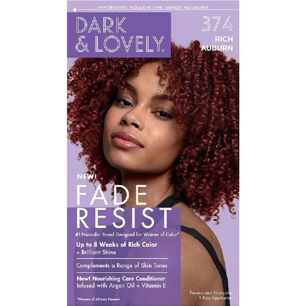 Dark and Lovely Fade Resist Hair Color #374 Rich Auburn