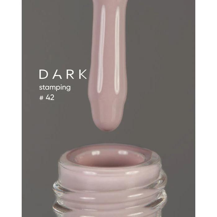 DARK STAMPING POLISH №42 LIGHT GRAY, 8 ML Article : S042