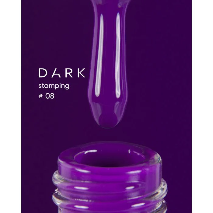 DARK STAMPING POLISH PURPLE № 08, 8 ML  Article : S008