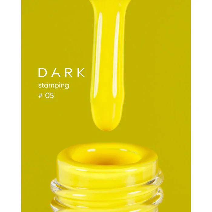 DARK STAMPING POLISH YELLOW №05, 8 ML  Article : S005
