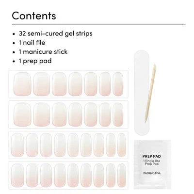 Dashing Diva Glaze Semi-Cured Gel Nail Polish Strips Luxe Expensive 32ct - New - Image 3