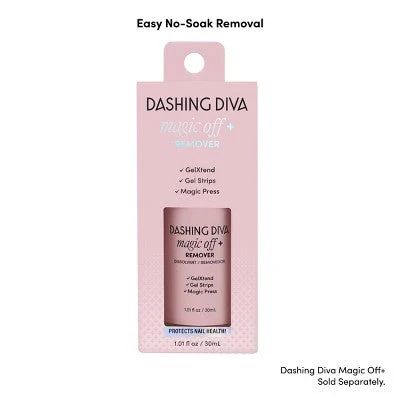 Dashing Diva Glaze Semi-Cured Gel Nail Polish Strips Starter Kit Powder Pink 32ct - New - Image 7