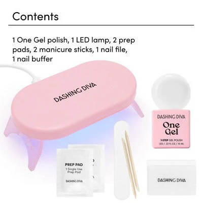 Dashing Diva One Gel Color Nail Polish Starter Kit Daikon 8ct - New - Image 6
