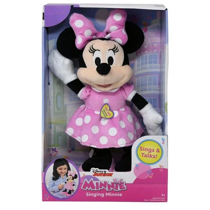 Disney Junior Minnie Mouse Singing Minnie Plush Toy