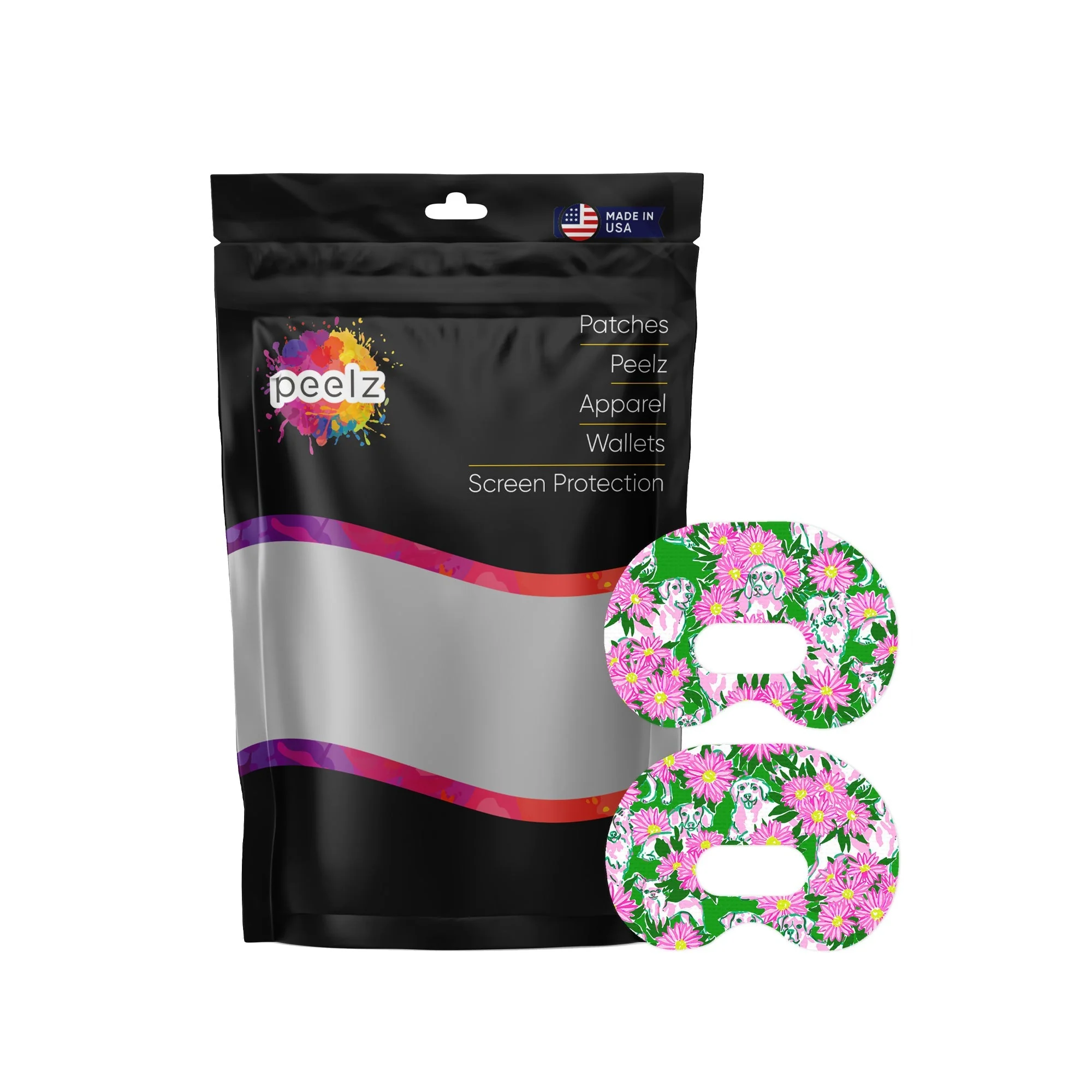 Dogs and Daisies Medtronic Guardian Connect Patch Tape - Pump Peelz - Image 2