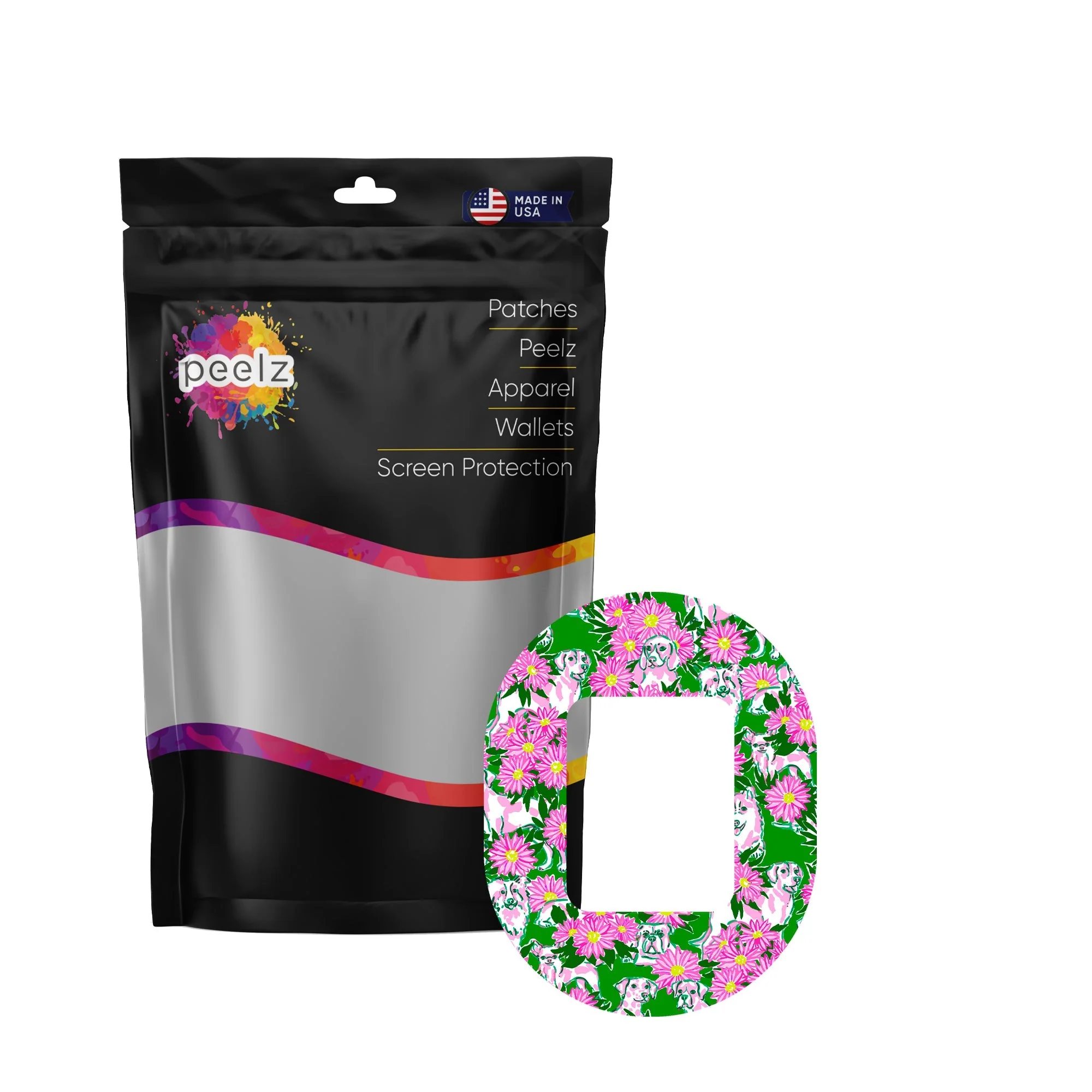 Dogs and Daisies Tandem Mobi Patch Tape - Pump Peelz - Image 2