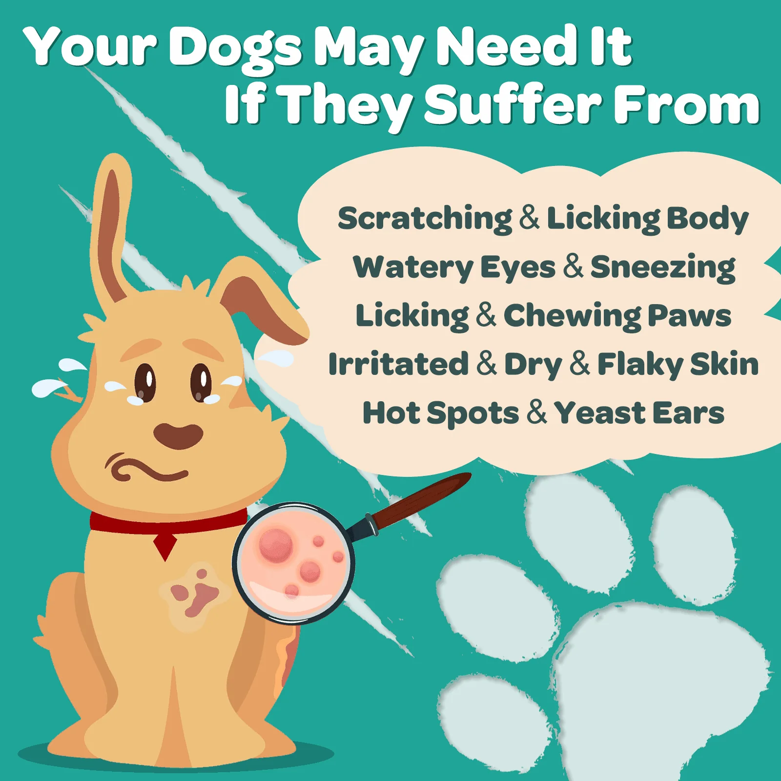 Dogs & Cats Allergy Relief Chews, 3 Billion CFUs - Image 3