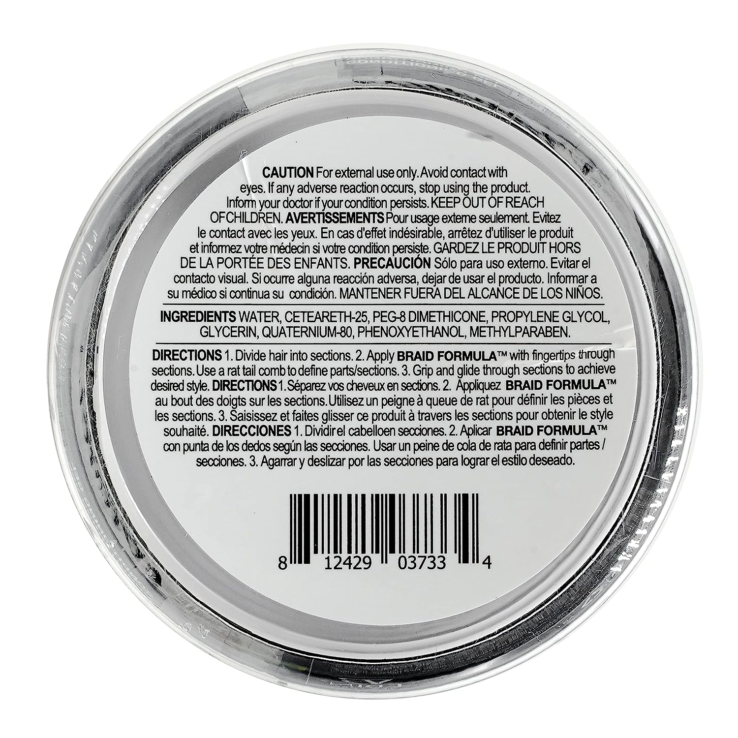 EBIN NEW YORK Braid Formula Conditioning Gel, Super Hold, 11oz - Image 4