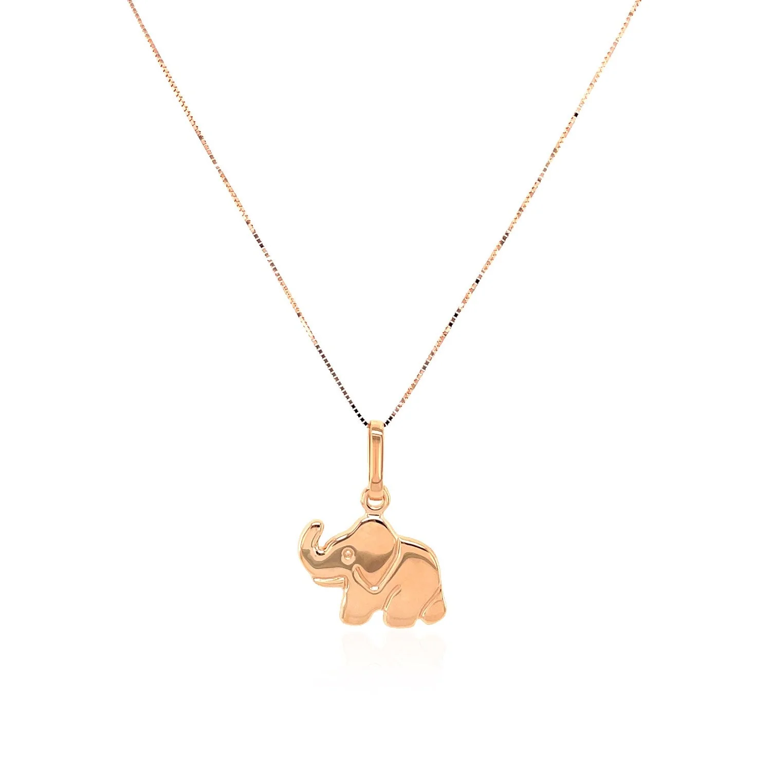 Elephant Pendant in 10k Rose Gold - Image 6