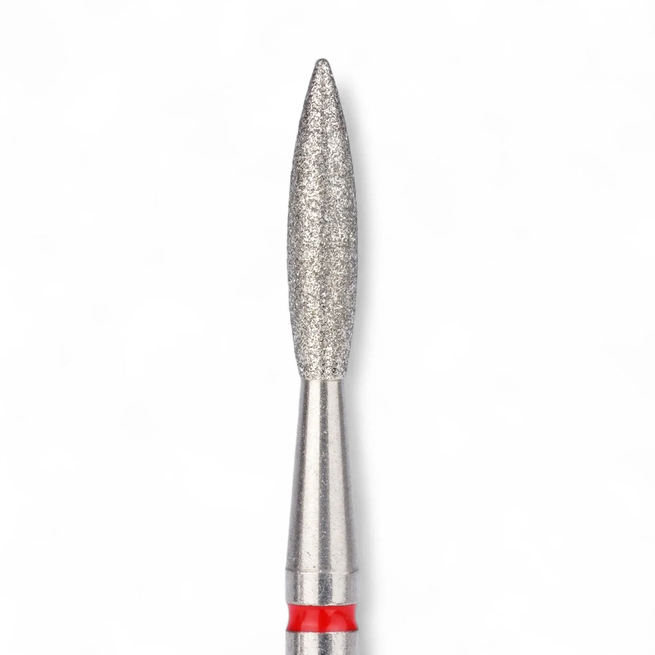 Elite Embrace Professional 2.3*10 mm Flame Nail Drill Bit Red