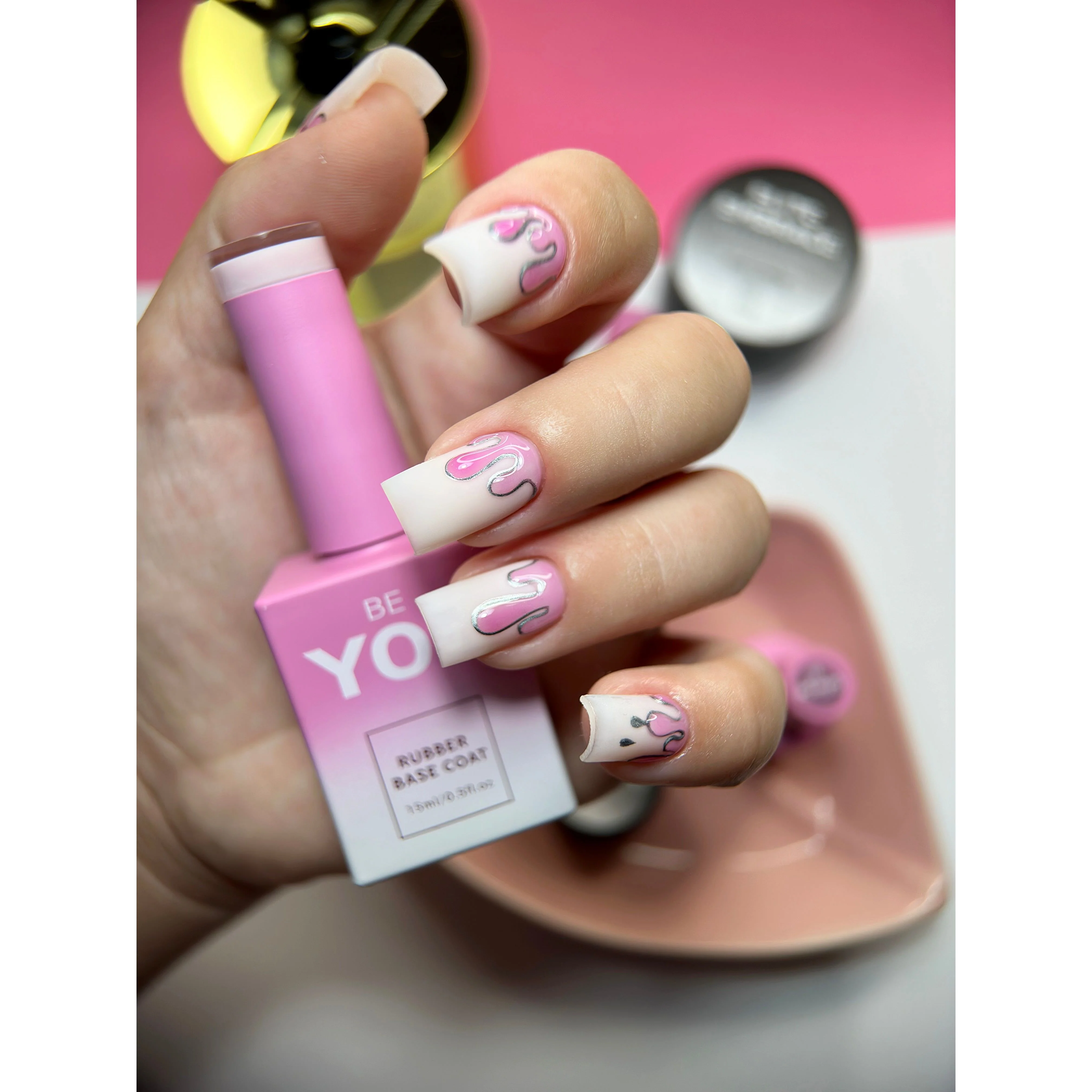 ELITE EMBRACE Professional Metallic Paint Gel Silver 5g EMGS05 - Image 4