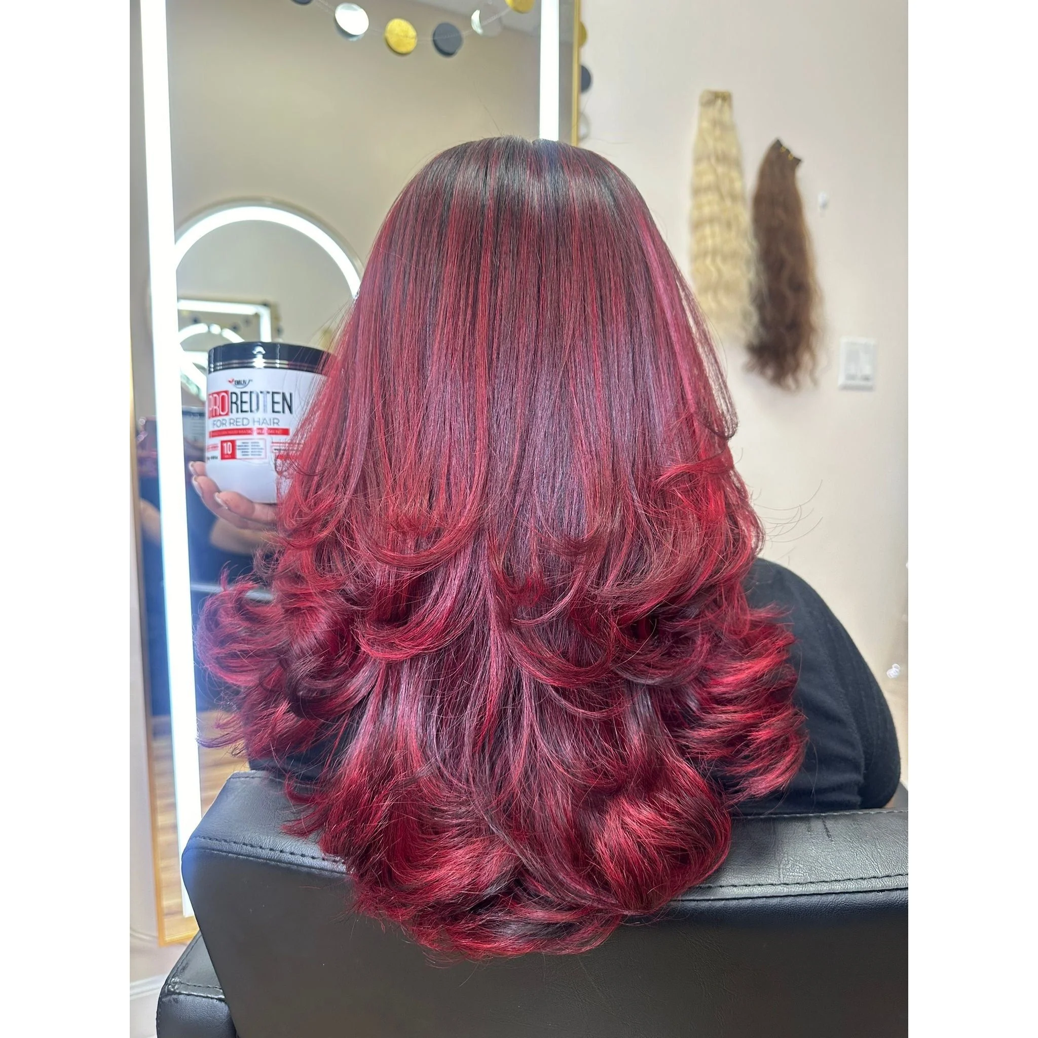 Emiliv Professional™  PROREDTEN 10 Oils for Red Hair - Color Restoration Mask 500g - 16.9 fl.oz - Image 3