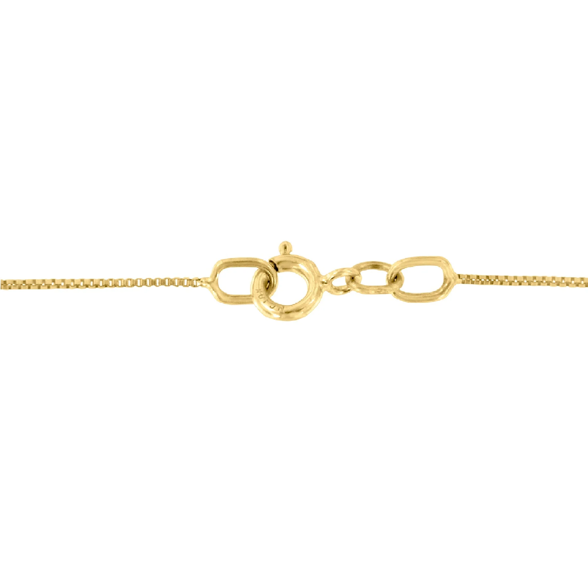 Espira 10K Yellow Gold .03 Cttw Diamond-Accented Round-Cut Diamond Swirl Open Heart 18" Pendant Necklace (I-J Color, I2-I3 Clarity) - Image 10