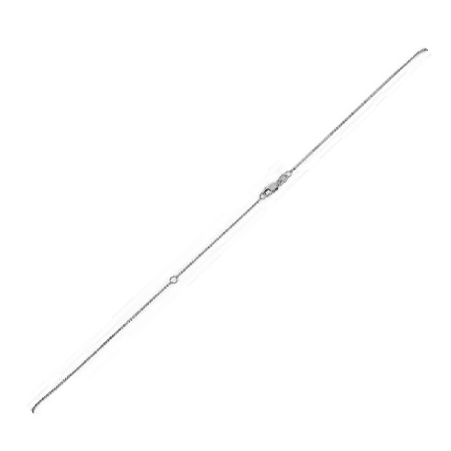 Extendable Bead Chain in 14k White Gold (1.00 mm) - Image 2