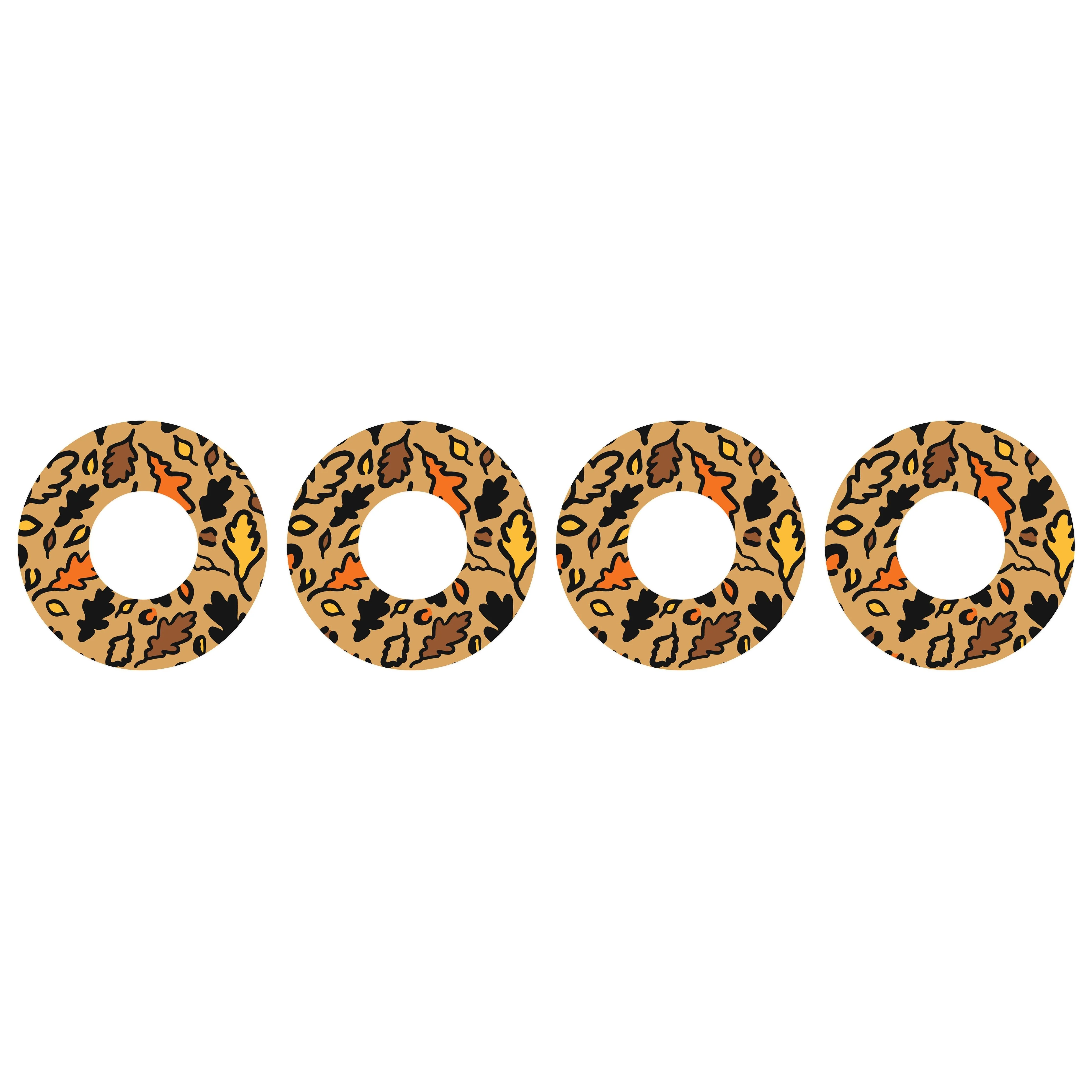 Falling Leaves Patch  Tape Designed for the FreeStyle Libre 2 - Image 3